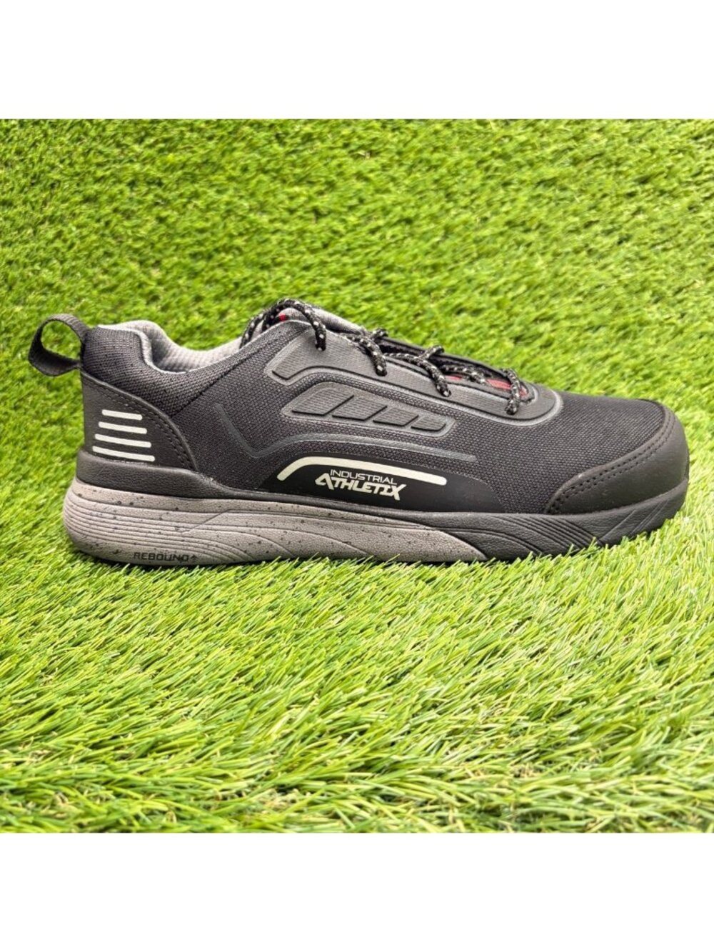 Rocky Industrial Athletix Low Men Size 8.5 Black Composite Toe Safety Work Shoes